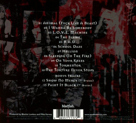 W.A.S.P. : W.A.S.P. (CD, Album, RE, RM, Dig)