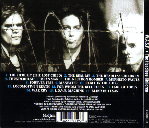 W.A.S.P. : The Headless Children (CD, Album, RE, RM, Dig)