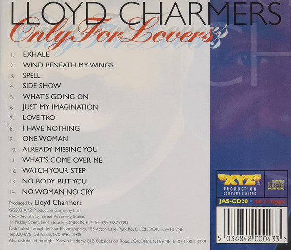 Lloyd Charmers : Only For Lovers (CD)