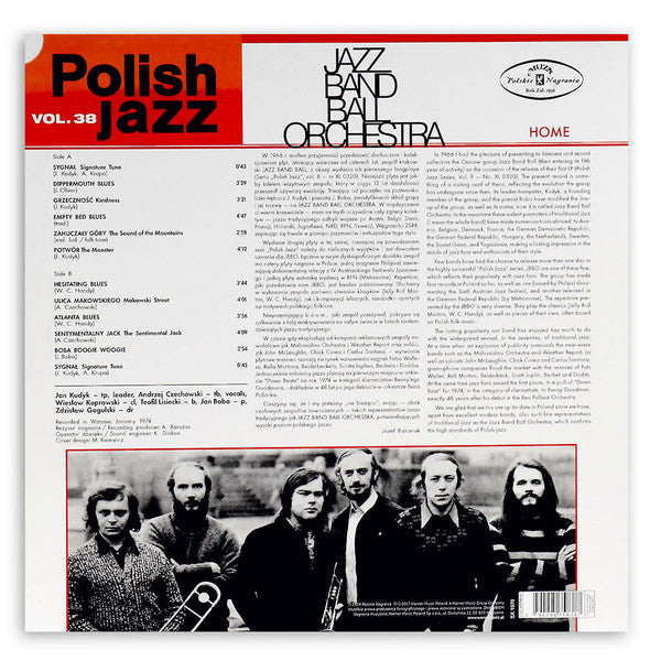 Jazz Band Ball Orchestra : Home (LP, Album, RE, RM)