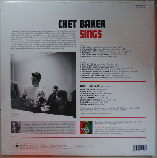 Chet Baker : Chet Baker Sings (LP, Album, Ltd, RE, 180)