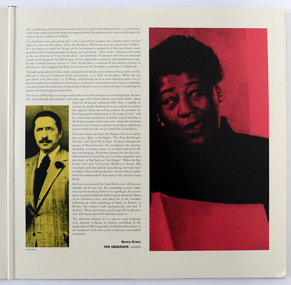 Ella Fitzgerald : Ella Fitzgerald Sings The Harold Arlen Song Book (2xLP, Album, Ltd, RE, RM, 180)