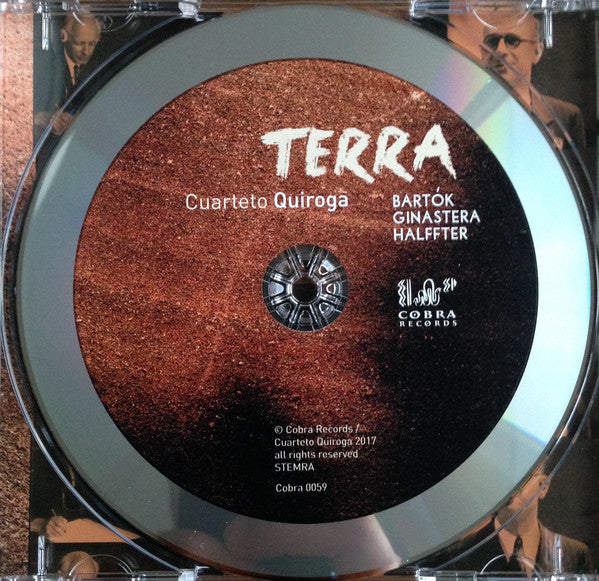 Béla Bartók, Alberto Ginastera, Rodolfo Halffter, Cuarteto Quiroga : Terra (CD, Album)