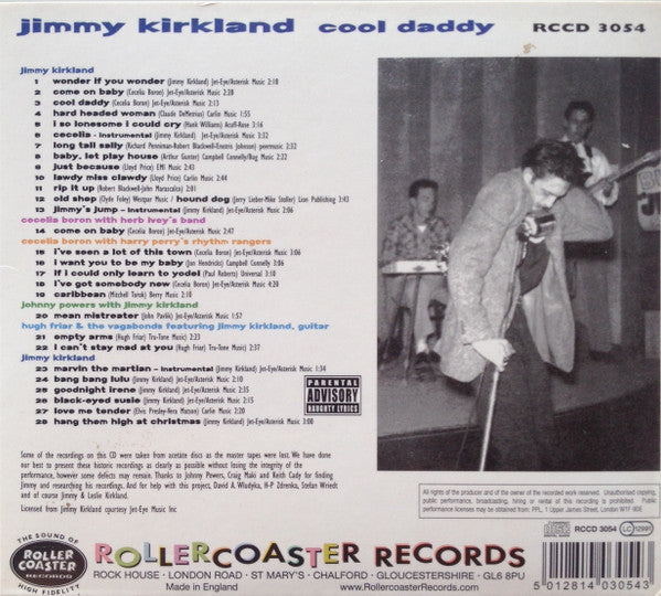 Jimmy Kirkland : Cool Daddy (CD, Comp)