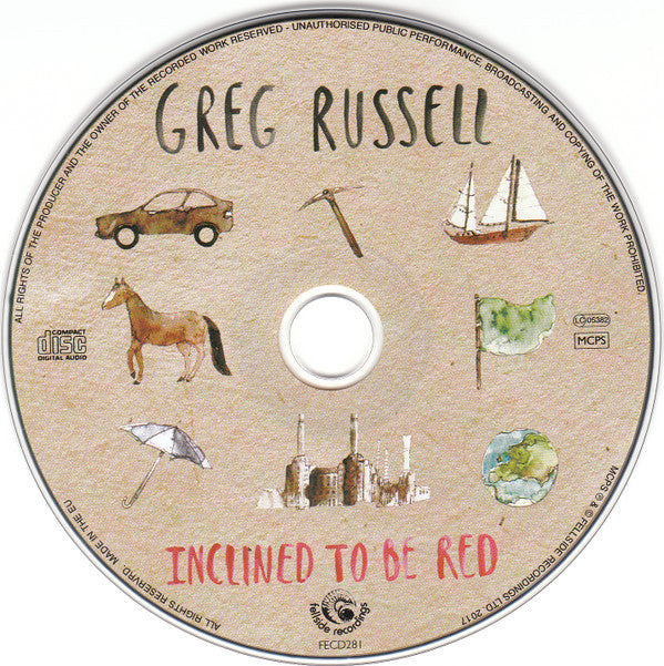 Greg Russell : Inclined To Be Red (CD, Album, Dig)