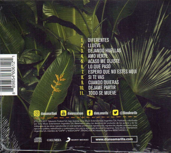Diana Amarilla : Diana Amarilla (CD, Album)