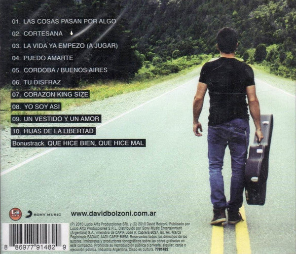 David Bolzoni : Las Cosas Pasan Por Algo (CD, Album)