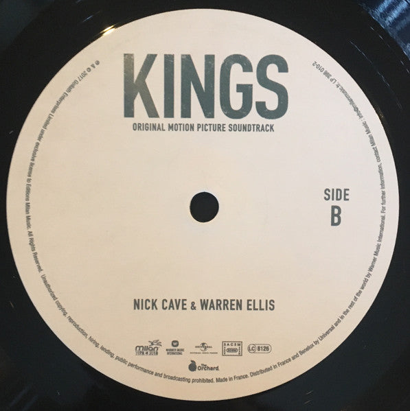 Nick Cave & Warren Ellis : Kings (Original Motion Picture Soundtrack) (LP, Album)