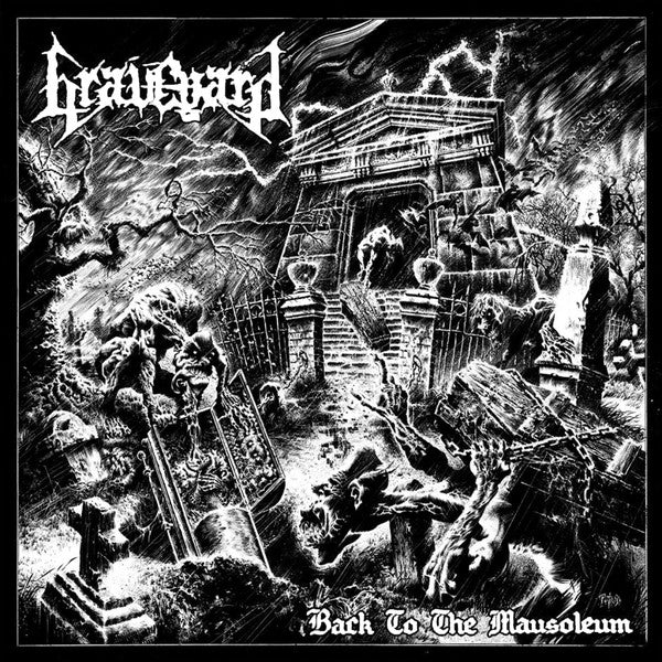 Graveyard (4) : Back To The Mausoleum (12", MiniAlbum, Ltd)