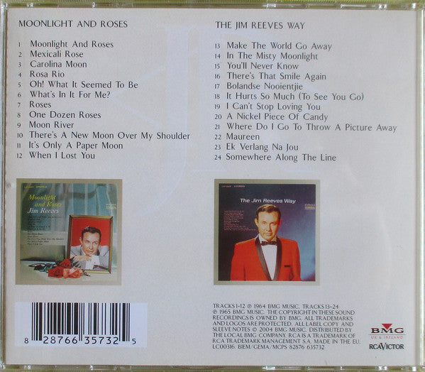 Jim Reeves : Moonlight And Roses / The Jim Reeves Way (CD, Comp)