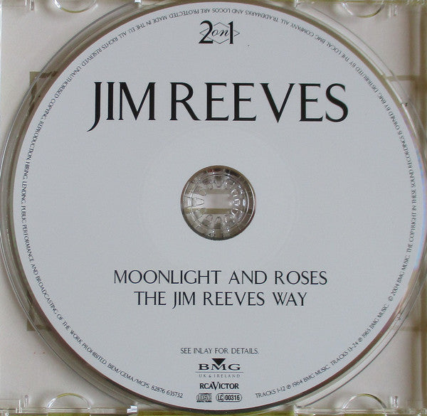 Jim Reeves : Moonlight And Roses / The Jim Reeves Way (CD, Comp)