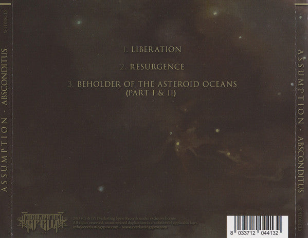 Assumption : Absconditus (CD, Album)