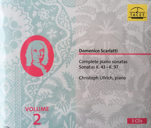 Domenico Scarlatti, Christoph Ullrich : Complete Piano Sonatas, Vol. 2: Sonatas K. 43 - K. 97 (3xCD, Album)
