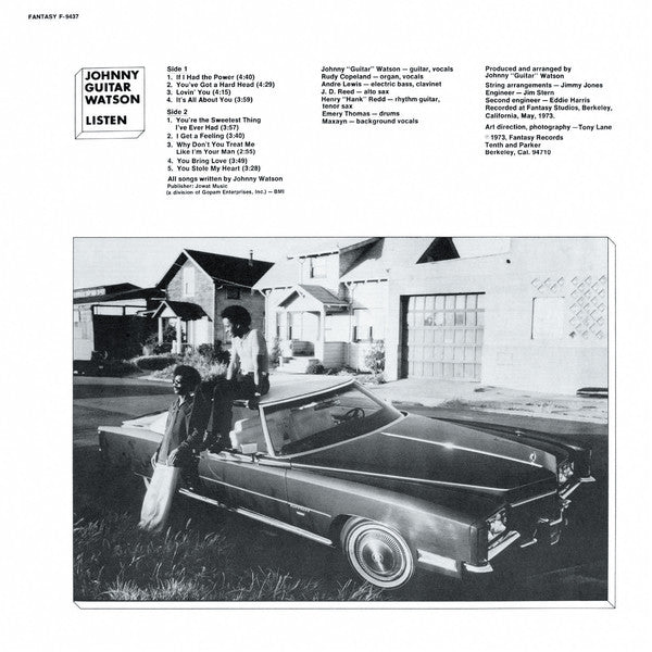 Johnny Guitar Watson : Listen (CD, Album, Ltd, RE)