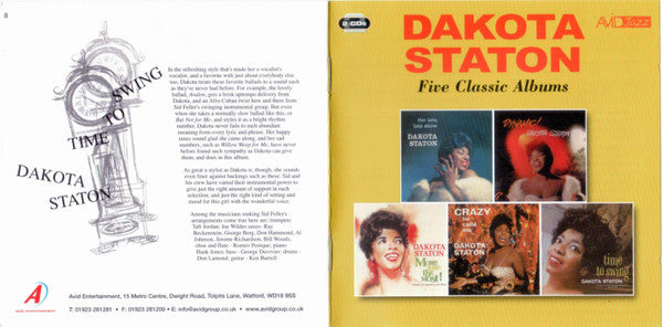 Dakota Staton : Five Classic Albums (2xCD, Comp, RM)