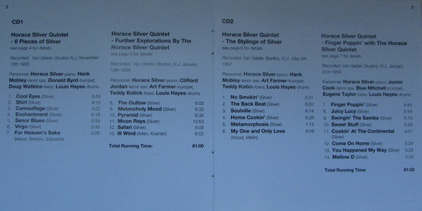 Horace Silver : Four Classic Albums (2xCD, Comp)