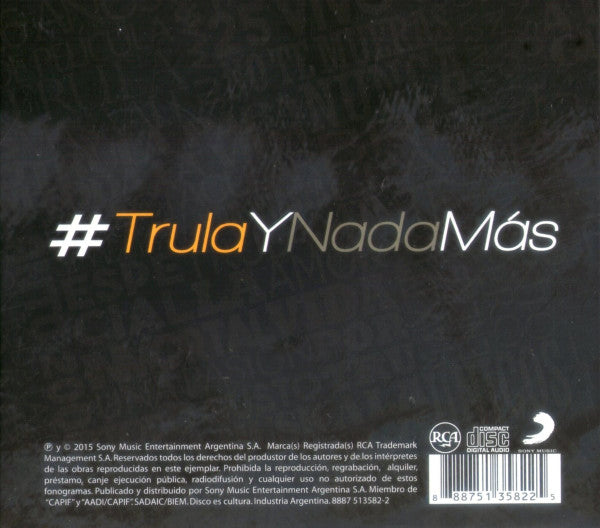 Trulalá : #TrulaYNadaMás (2xCD, Album)