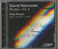 David Rakowski, Amy Briggs : Études, Vol. 4 (CD, Album)