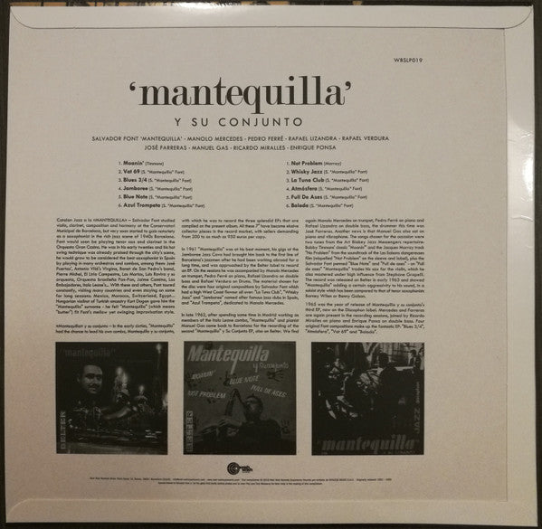 Mantequilla Y Su Conjunto : Mantequilla Y Su Conjunto - Jazz (LP, Comp, Ltd, RM)
