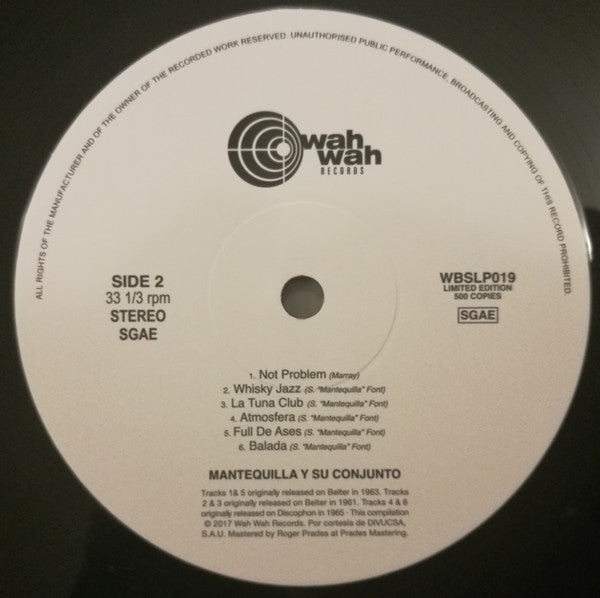 Mantequilla Y Su Conjunto : Mantequilla Y Su Conjunto - Jazz (LP, Comp, Ltd, RM)