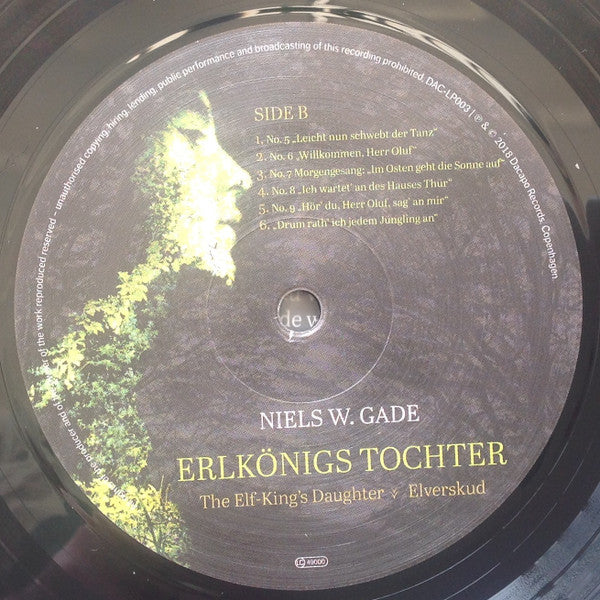 Niels Wilhelm Gade, Sophie Junker, Ivonne Fuchs, Johannes Weisser, DR Vokalensemblet, Concerto Copenhagen, Lars Ulrik Mortensen : Erlkönigs Tochter • The Elf-King's Daughter • Elverskud (LP, Album, 180)
