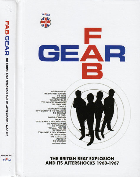 Various : Fab Gear (The British Beat Explosion And Its Aftershocks 1963-1967) (6xCD, Comp + Box)