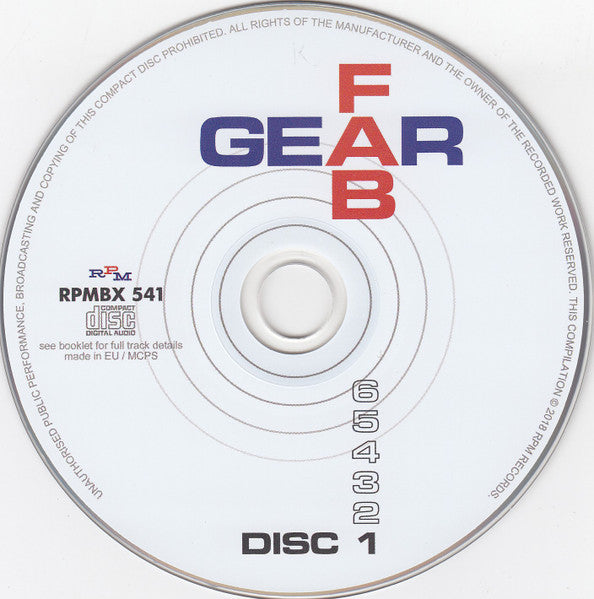 Various : Fab Gear (The British Beat Explosion And Its Aftershocks 1963-1967) (6xCD, Comp + Box)