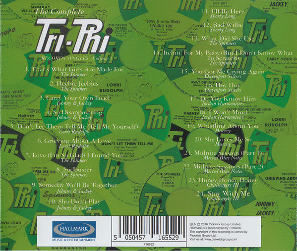 Various : The Complete Tri-Phi Records Singles Volume 1  (CD, Comp)