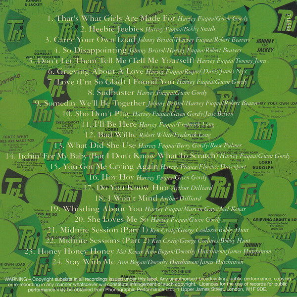Various : The Complete Tri-Phi Records Singles Volume 1  (CD, Comp)