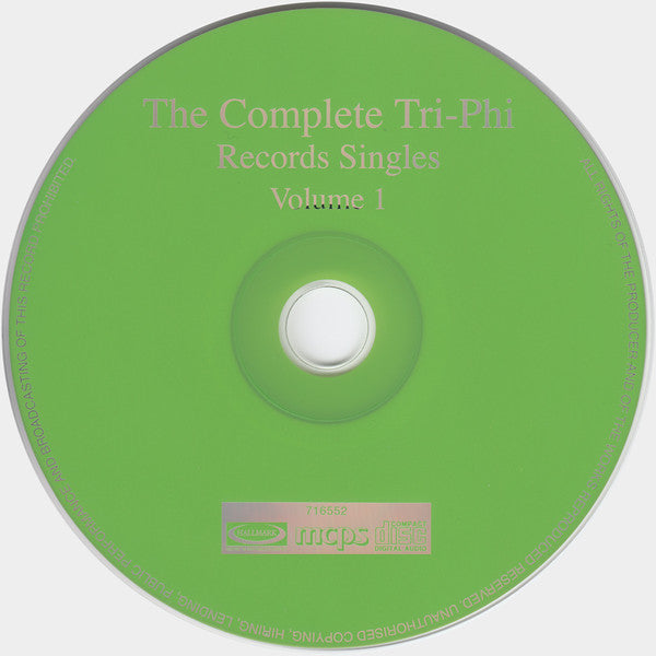 Various : The Complete Tri-Phi Records Singles Volume 1  (CD, Comp)