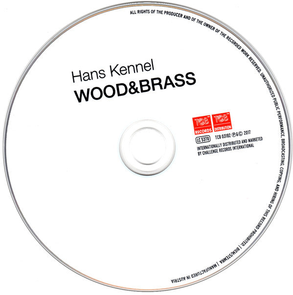 Hans Kennel : Wood&Brass (CD, Album)