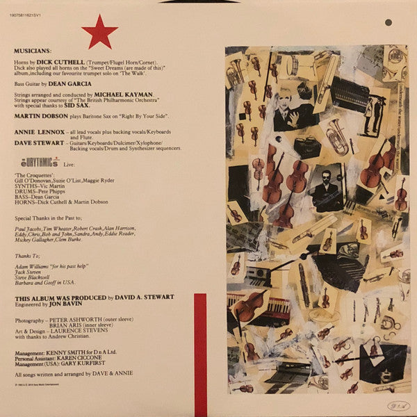 Eurythmics : Touch (LP, Album, RE, RM)