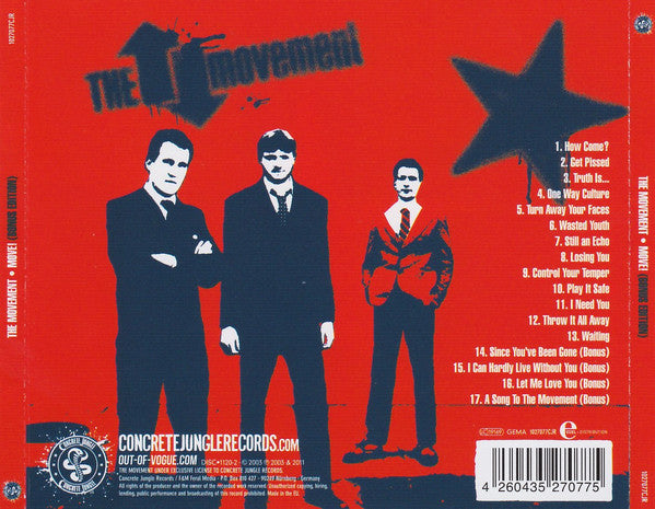 The Movement (10) : Move! (CD, Album, RE, Bon)