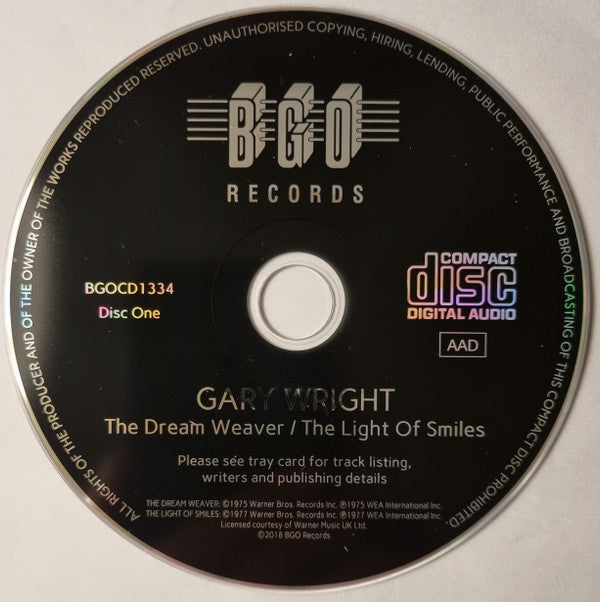 Gary Wright : The Dream Weaver / The Light Of Smiles / Touch And Gone / Headin’ Home (2xCD, Album, Comp, RM, Sli)