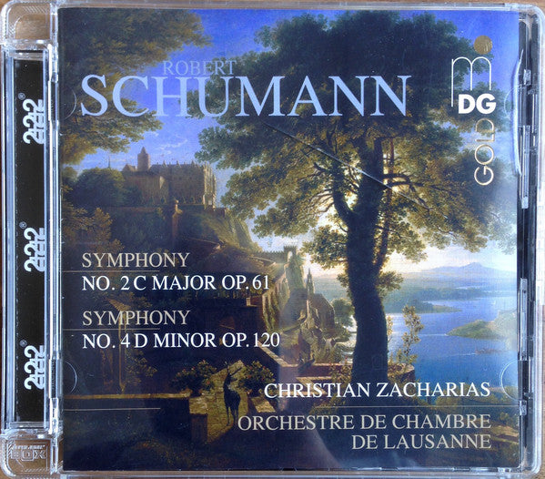 Robert Schumann, Orchestre De Chambre De Lausanne, Christian Zacharias : Symphony No. 2 C Major Op. 61 / Symphony No. 4 D Minor Op. 120 (SACD, Hybrid, Multichannel, Album)