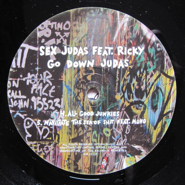 Sex Judas Feat. Ricky (43) : Go Down Judas (2x12", Album)