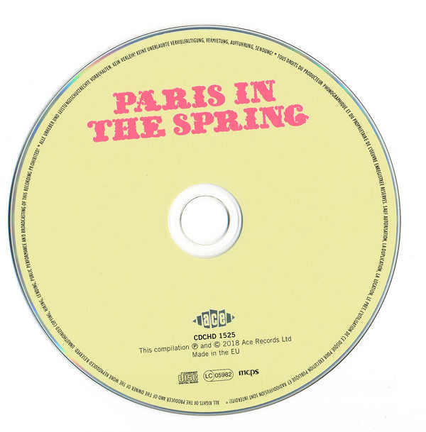 Bob Stanley • Pete Wiggs : Paris In The Spring (CD, Comp)