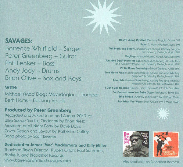 Barrence Whitfield And The Savages : Soul Flowers Of Titan (CD, Album)