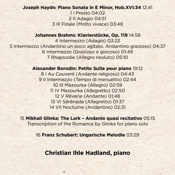 Christian Ihle Hadland : The Lark (CD, Album)