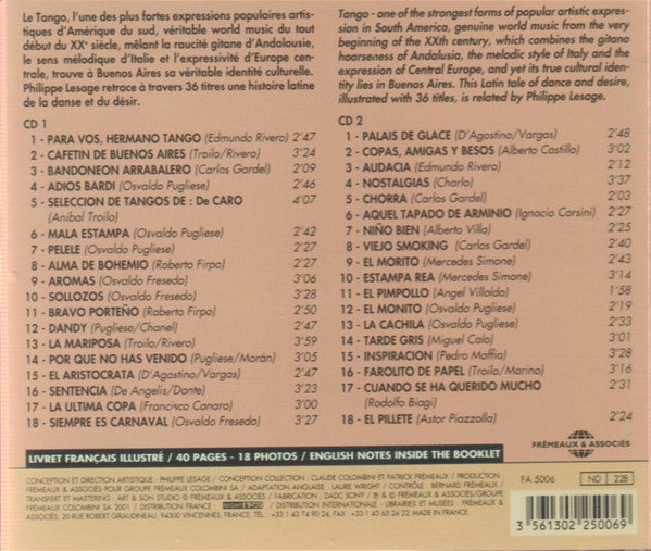 Various : Tango: Buenos Aires 1904 - 1950 (2xCD, Comp)