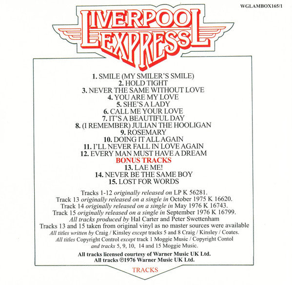 Liverpool Express : The Albums (3xCD, Album, Comp + Box)