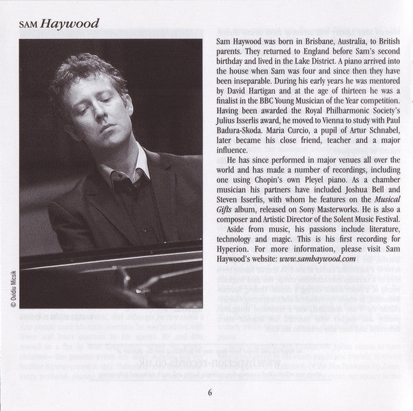 Julius Isserlis, Sam Haywood With Steven Isserlis : Piano Music (CD, Album)
