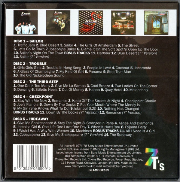 Sailor : The Albums 1974-78 (Box, Comp + 5xCD, Comp)