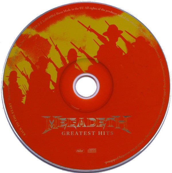 Megadeth : Greatest Hits: Back To The Start (CD, Comp, Med)