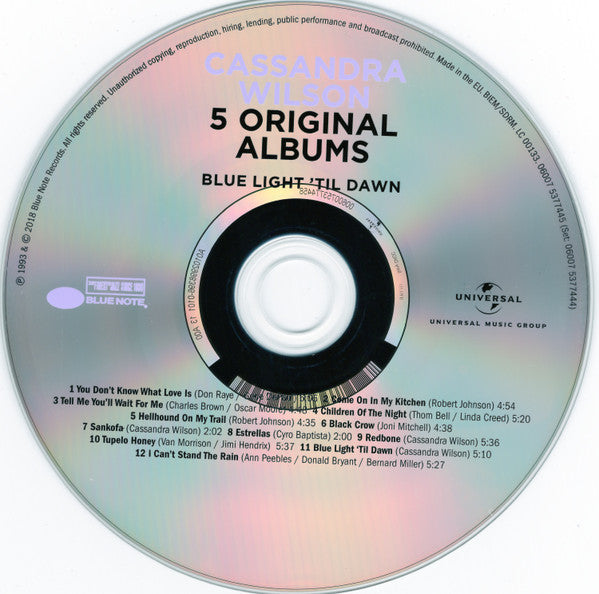 Cassandra Wilson : 5 Original Albums (CD, Album, RE + CD, Album, RE + CD, Album, RE + CD)