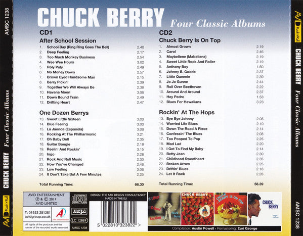 Chuck Berry : Four Classic Albums (2xCD, Comp, RM)