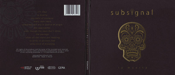 Subsignal : La Muerta  (CD, Album)