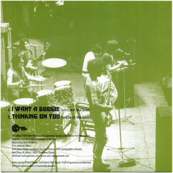 Vértice : I Want A Boogie / Thinking On You (7", Single, Ltd)