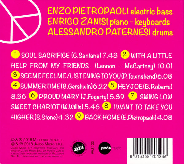 Enzo Pietropaoli Wire Trio : Woodstock Reloaded (CD, Album)