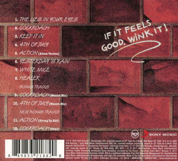 The Sweet : Give Us A Wink! (CD, Album, RE, RM)